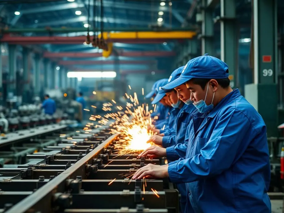 Công nhân cơ khí, chế tạo trong nhà máy tại Hà Tĩnh
